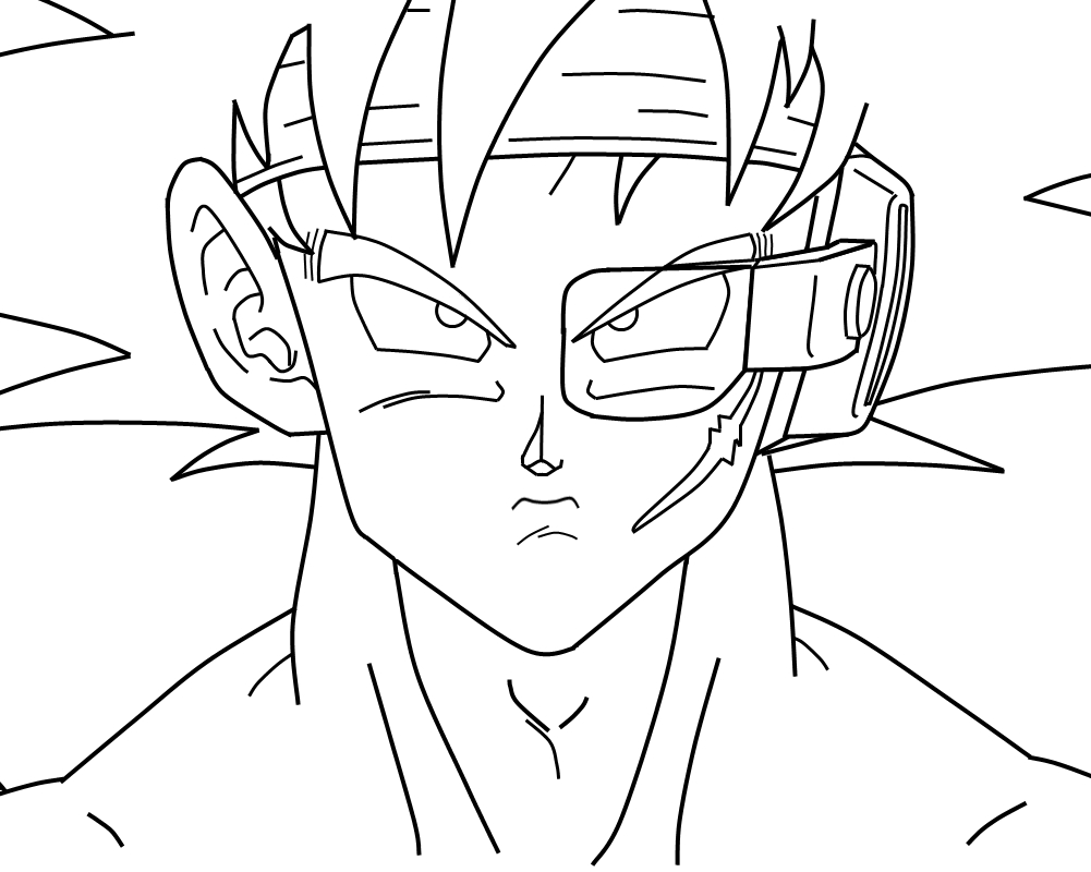 Bardock_CloseUp_WIP