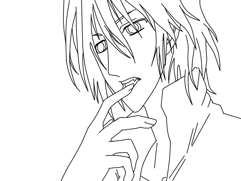 Vampire Knight Anime Coloring Pages