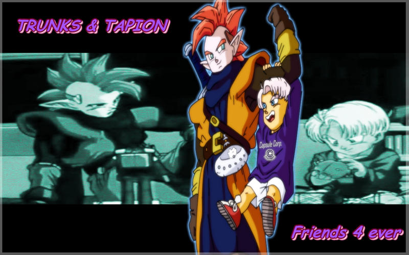 Trunks Tapion Wallpaper: Trunks and Tapion by carapau on DeviantArt