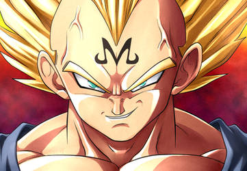 Majin Vegeta recolored