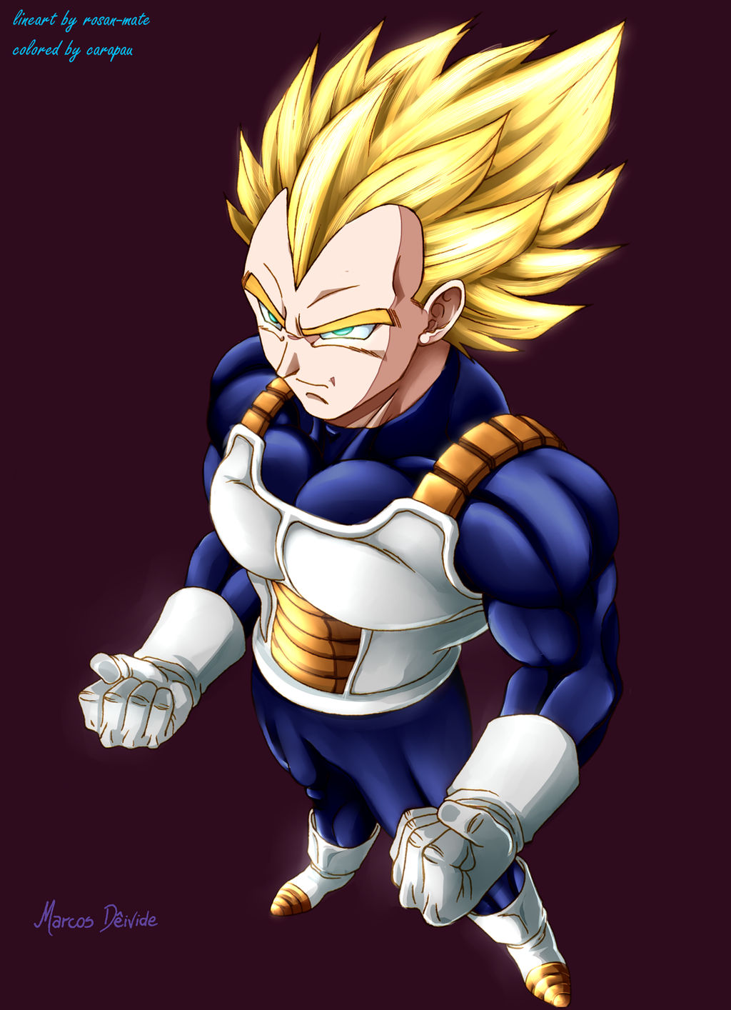 Deviantart Supervegiten Rada Super Vegeta collab by carapau on DeviantArt