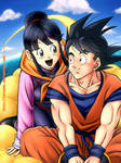 Goku and ChiChi Valentine's Day