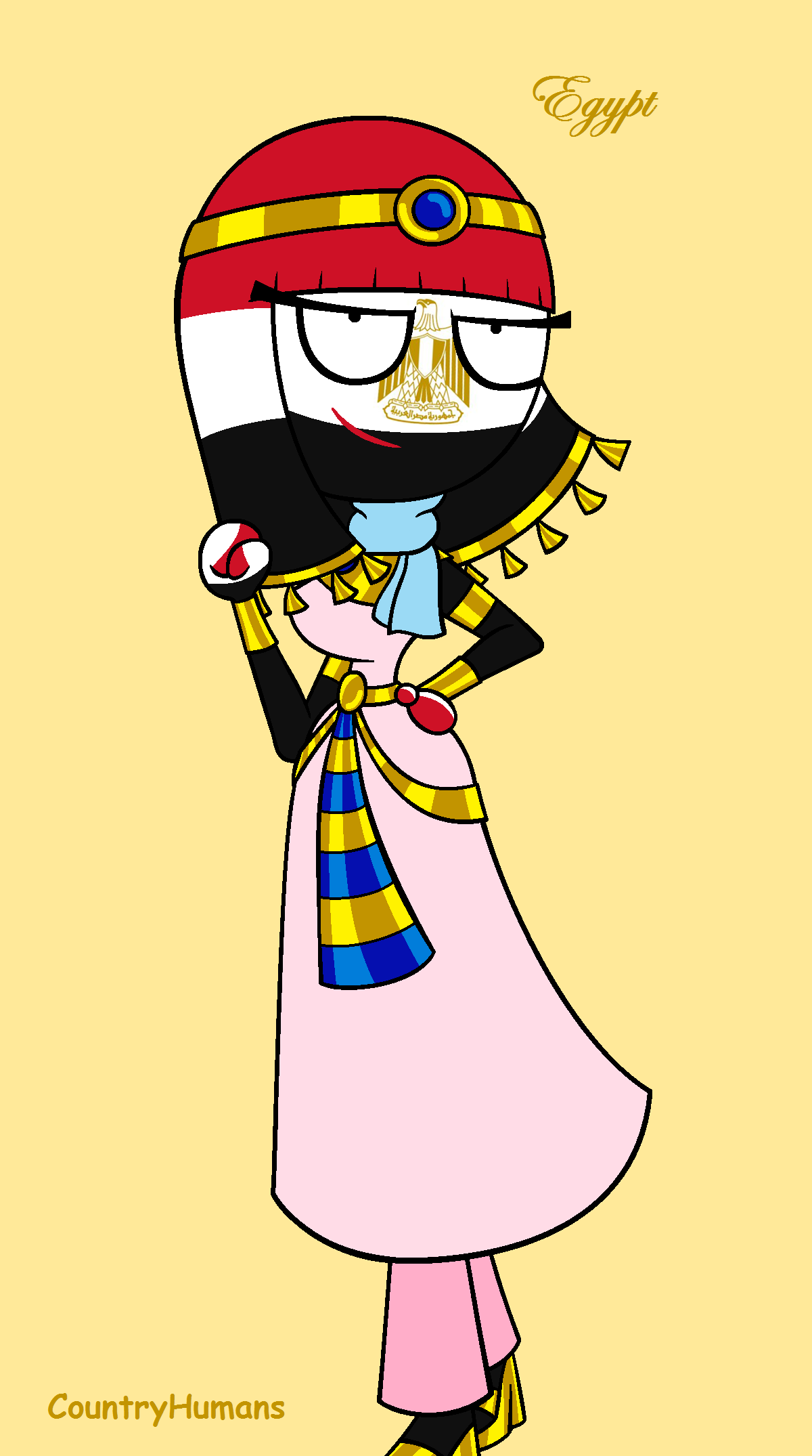 Egypt (CountryHumans) by tomahookdragons12341 on DeviantArt