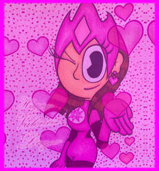 Happy Valentine Day 2022 (Me as a Star Sapphire) by tomahookdragons12341