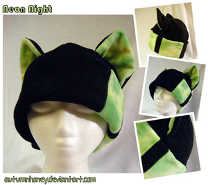 Kitty Cat Hat - GREEN
