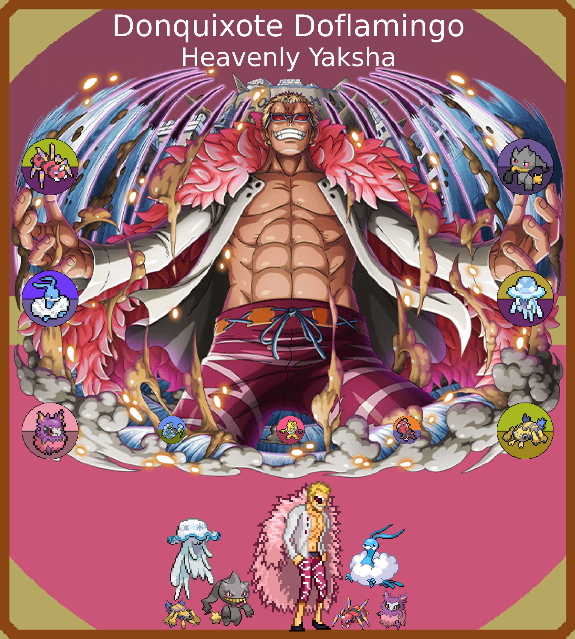 Donquixote Doflamingo Pokemon X One Piece Team By Luxrayheart On Deviantart Donquixote Doflamingo Pokemon X One Piece Team By Luxrayheart On Deviantart