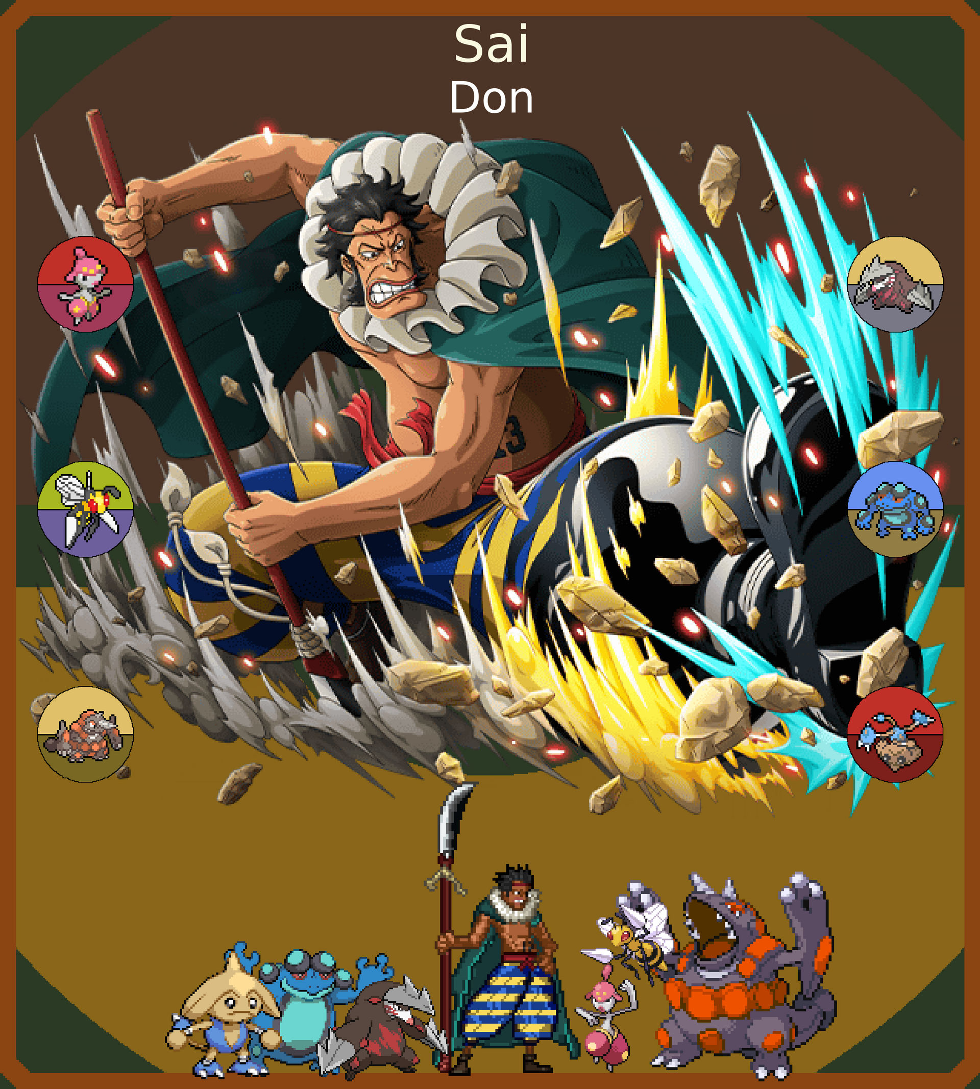 Sai Pokemon X One Piece Team By Luxrayheart On Deviantart
