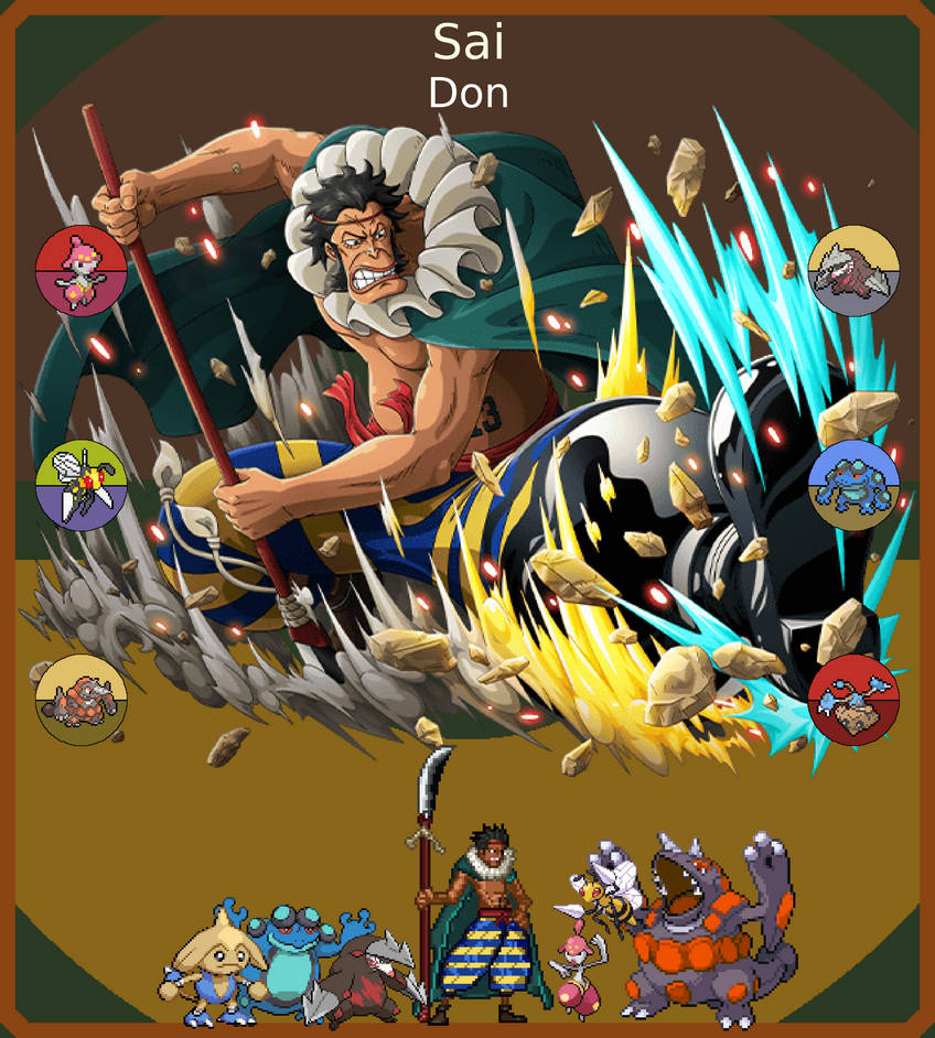 Bartolomeo, Pokemon x One Piece Team by LuxrayHeart on DeviantArt
