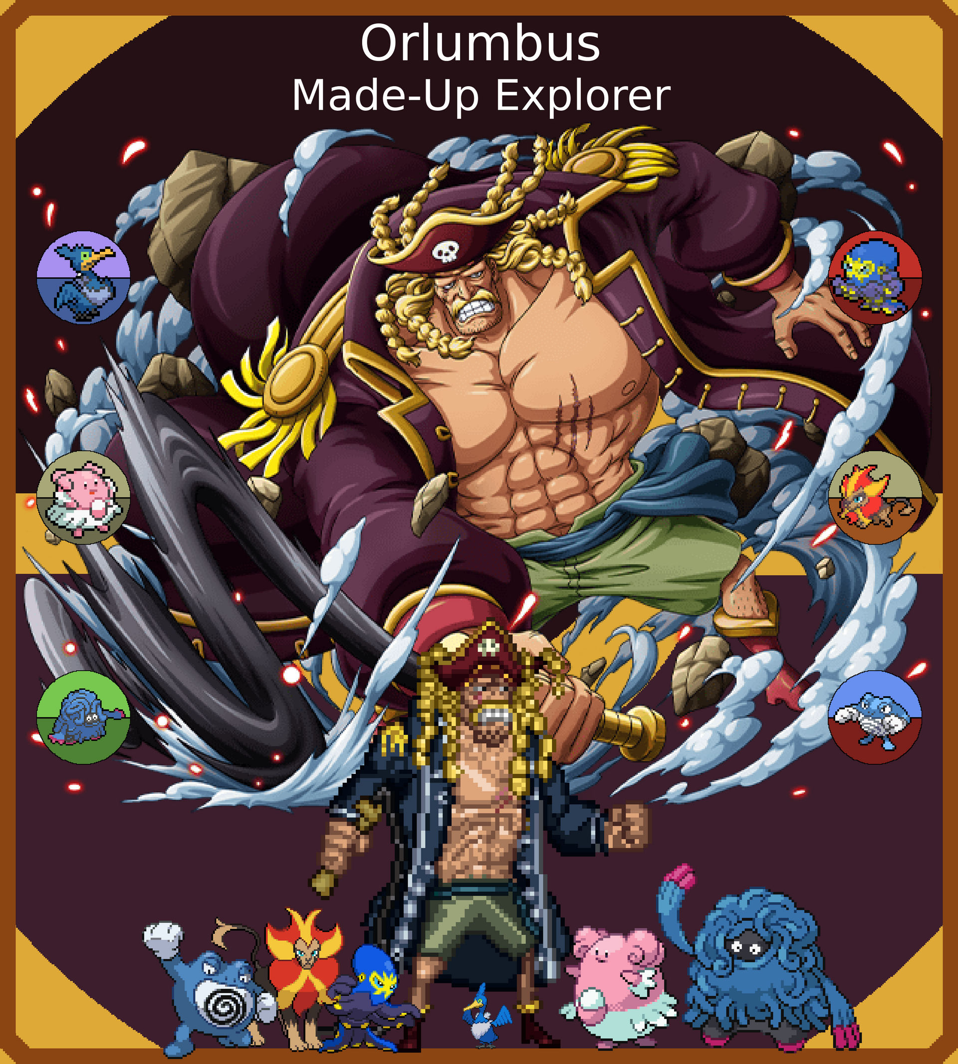 Dracule Mihawk, Pokemon x One Piece Team by LuxrayHeart on DeviantArt