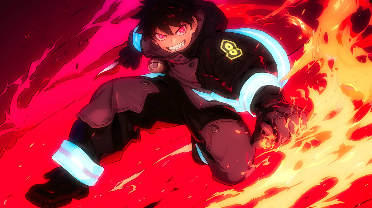Shinra Kusakabe from Fire Force | Wallpaper 4K by JMasaryk on DeviantArt