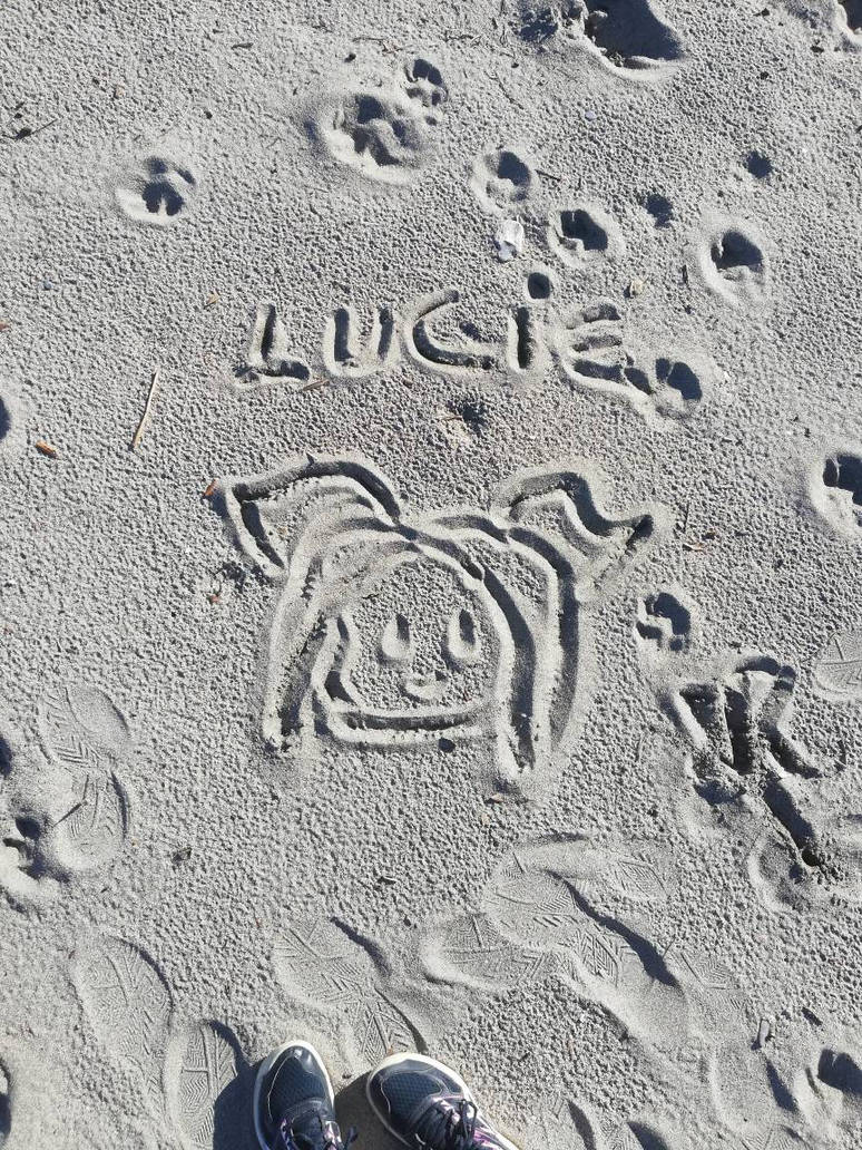 Sand Lol Lucie on sand lol by LucieAlien on DeviantArt