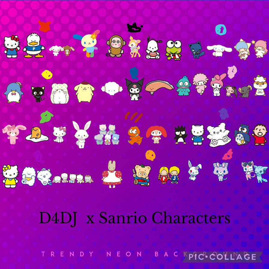 Sanrio Rapper D4DJ x Sanrio Characters Collab Release by Jy290123 on DeviantArt
