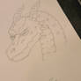 Day 5 Art Practice Challenge: Dragon 3/4 view