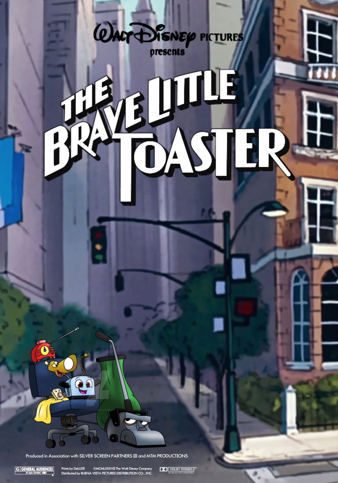 Disney's The Brave Little Toaster (1987) - Poster by ...