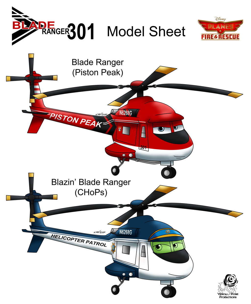 Planes Fire and Rescue Blade Ranger Model Sheet by Aileen Rose on DeviantArt