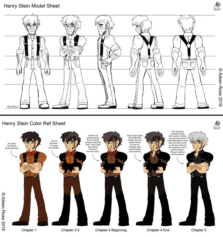 BATIM: Henry Stein Ref Sheets by Aileen-Rose on DeviantArt