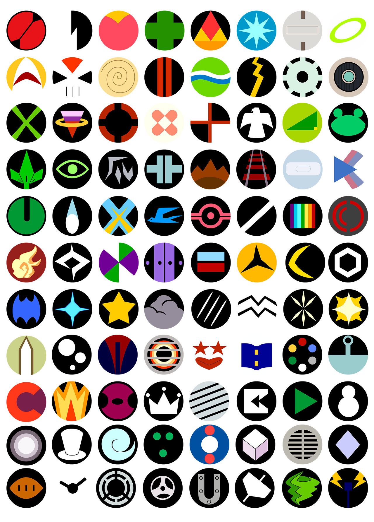 Megaman: Navi Insignias by Aileen-Rose on DeviantArt