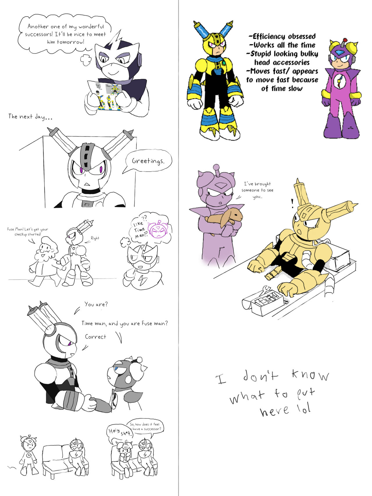 Fuse Man Rabbit Time man and Fuse man Headcannons by Aw-colorcat on DeviantArt