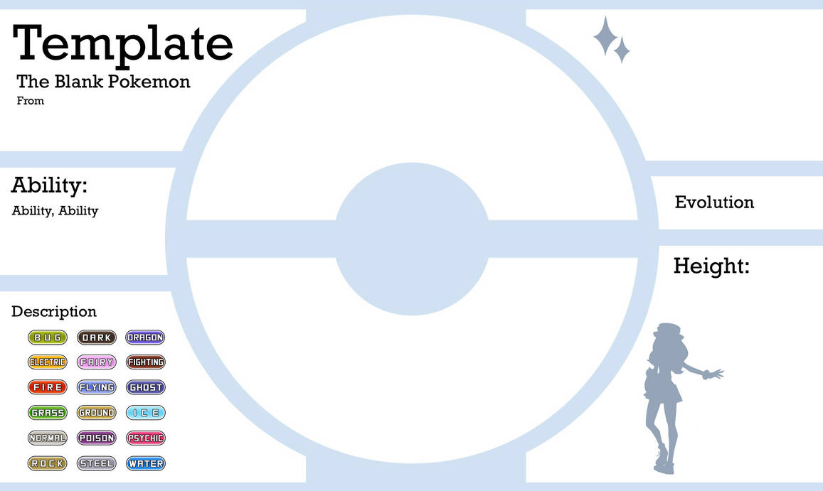 Fakemon template by Aw-colorcat on DeviantArt