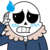 Worried/Blushing Sans Emote