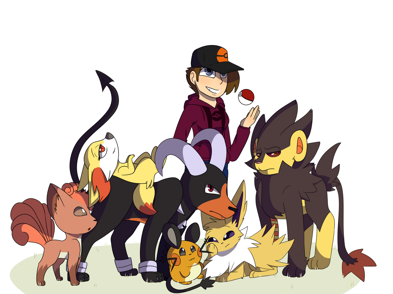 My Pokemon team by KitPug on DeviantArt