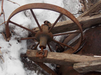 Rusted wheel