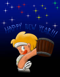 Wonderboy Art ~ Happy New Year