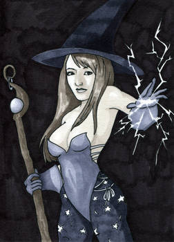 Sketch Card - Witch