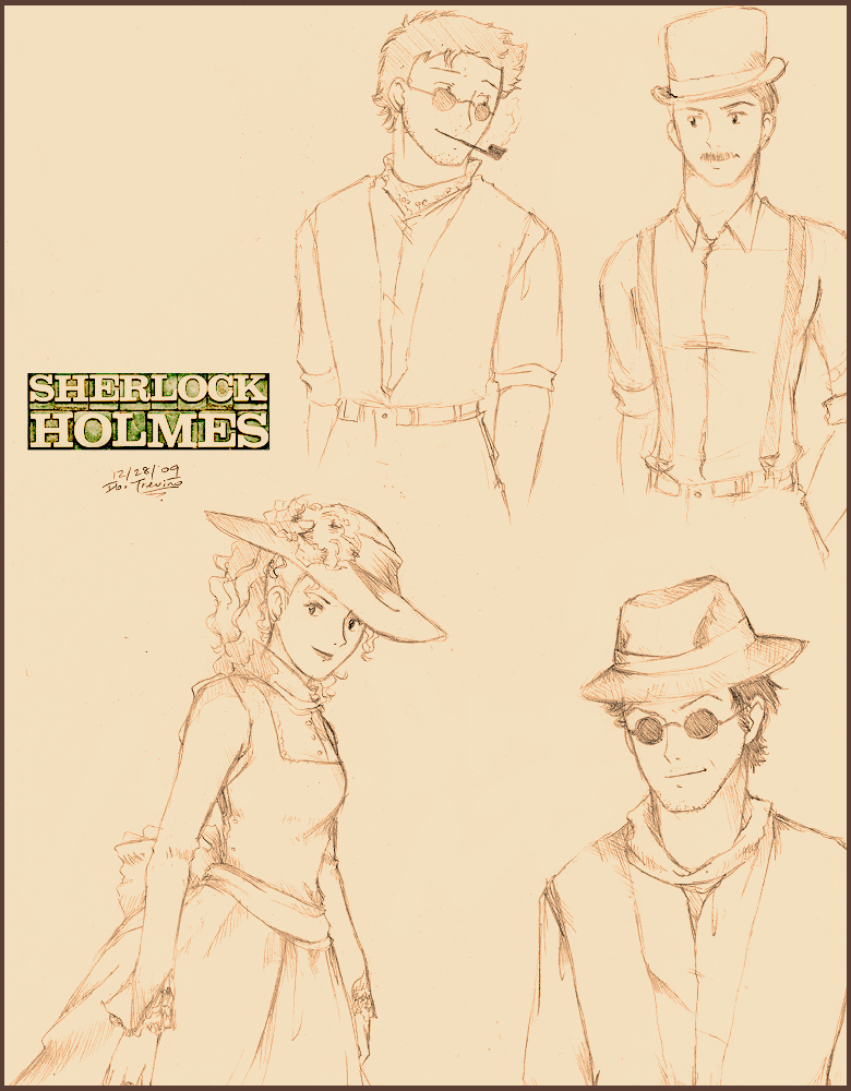 Sherlock Holmes sketchies