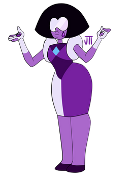 Tanzanite - Garnet and Aquamarine fusion