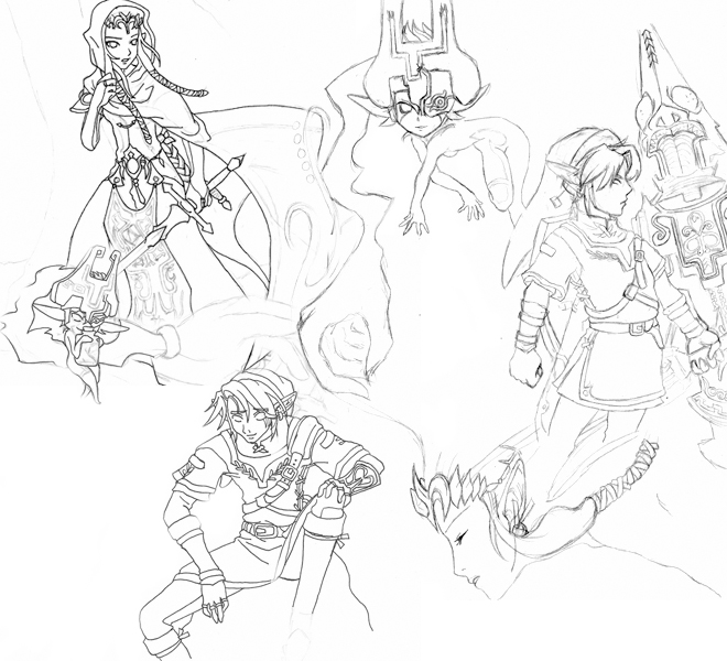 Zelda Sketch Dump