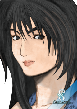 Rinoa FFVIII Color PNG - Aliensanfo