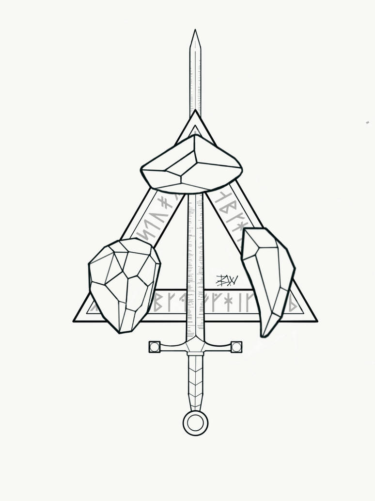 Deviantart Rune Sword III. Viking Runes with Sword Linework by TheLordWolfKnight on DeviantArt