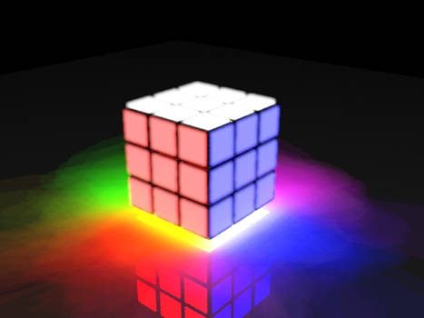 Light up Rubiks Cube