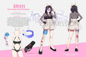 COMM: Alexys Character  Design Sheet