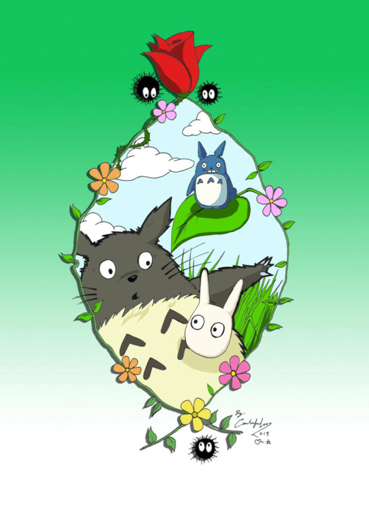 Totoro Tattoo Design By Cronikx On Deviantart Totoro Tattoo Design By Cronikx On Deviantart