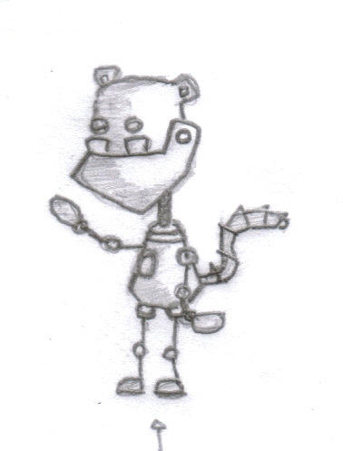 Mechanical Monkey by NerdyGeekyArt on DeviantArt