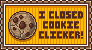 I Closed Cookie Clicker! - Stamp by NerdyGeekyArt