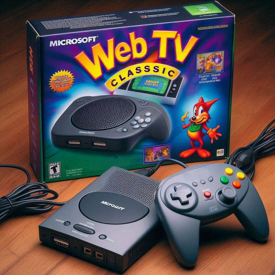Webtv Console MS WebTV Classic with games (1999) by Lostdecade95-05 on DeviantArt