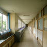 Japanese School Hallway