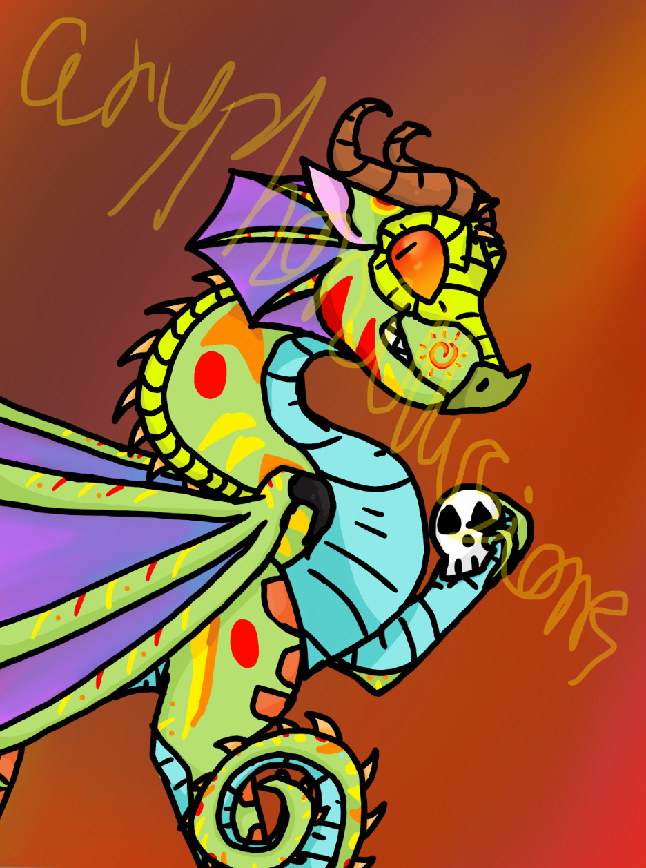Red Rainwing Rainwing by GryphonsIllusions on DeviantArt