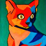 Piccaso inspired cat