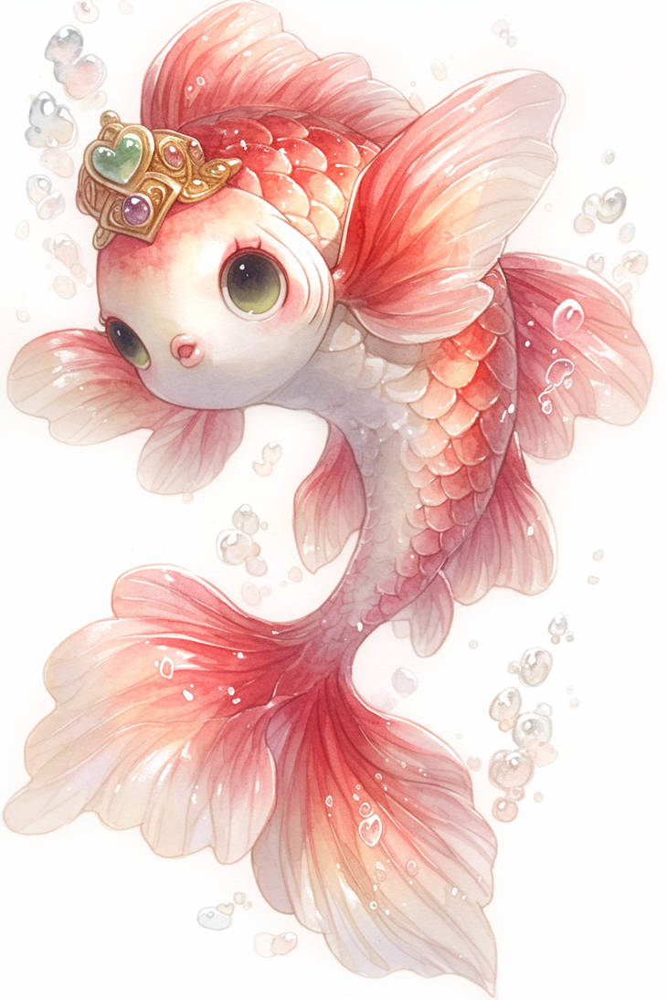 Goldfish Princess by PyroKnight98 on DeviantArt