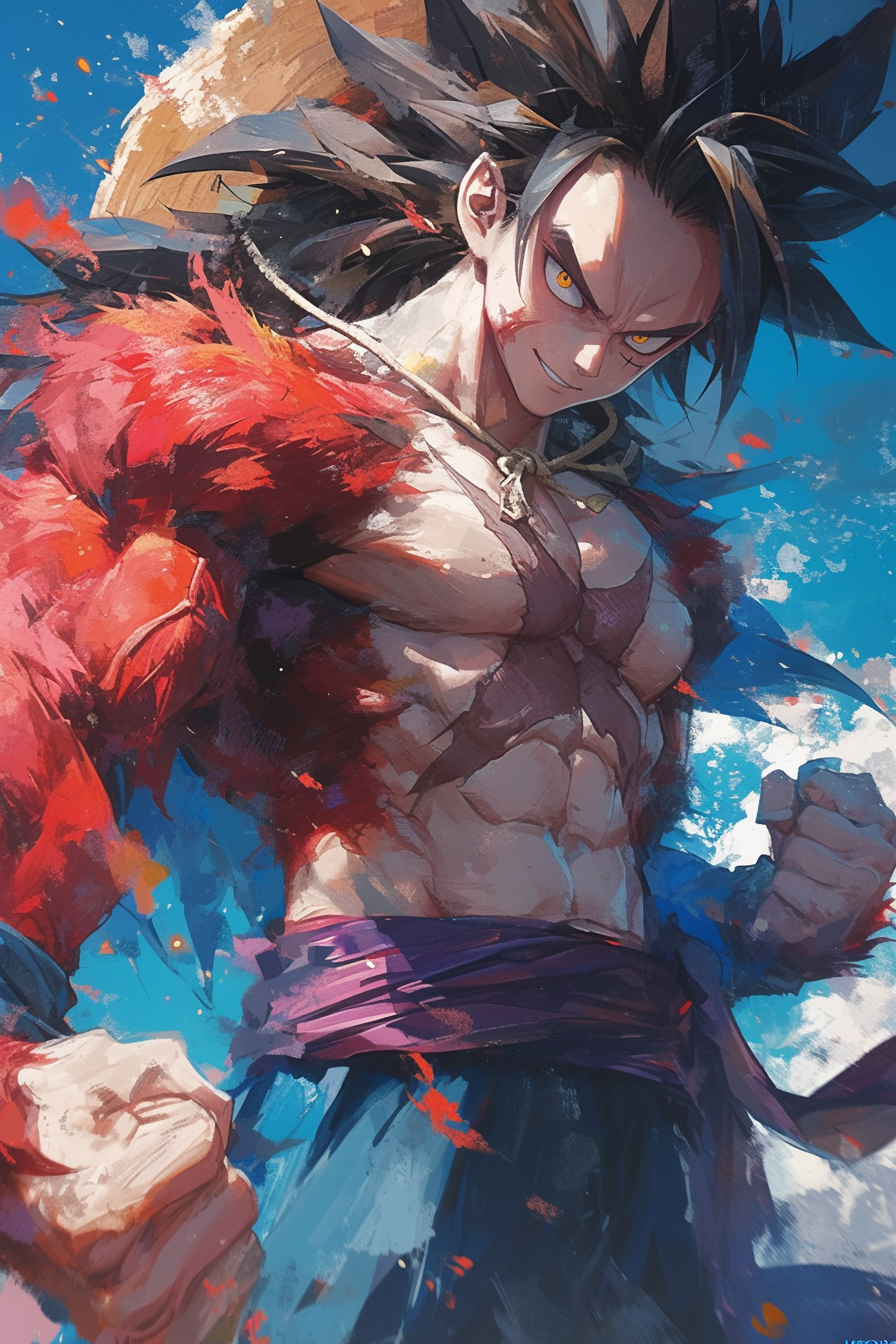 Luffy R 64 SSJ4 Luffy by PyroKnight98 on DeviantArt