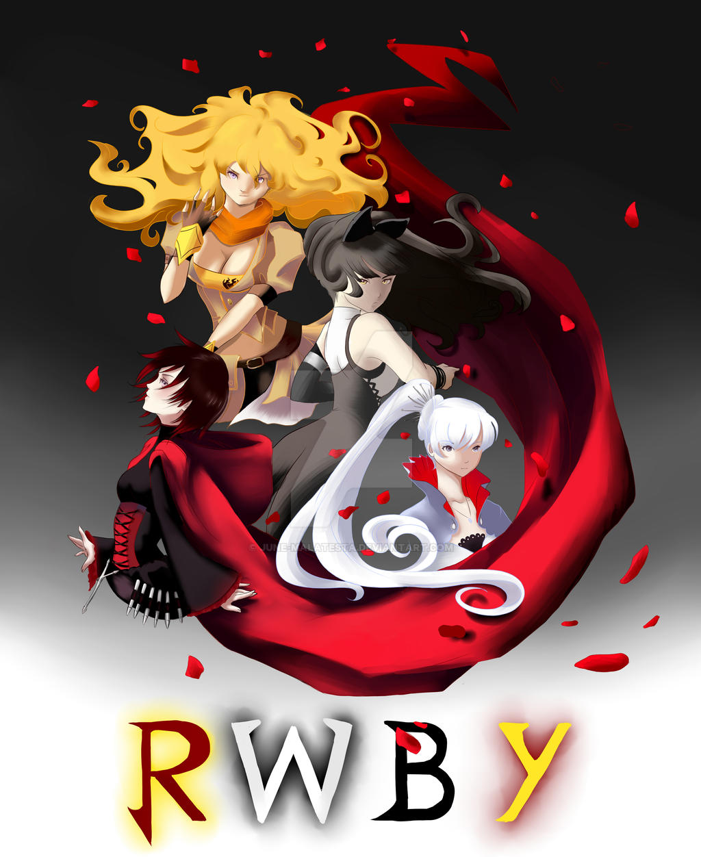 Team Rwby Poster RWBY Poster by June-Malatesta on DeviantArt