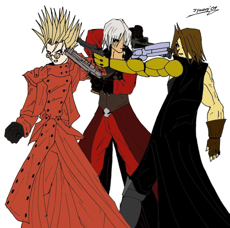 Vash vs. Dante vs. Jyonny