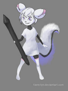 Kiki the cyber squirrel (Krita mascot)