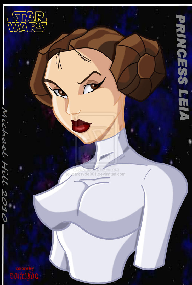 PRINCESS LEIA COLORED