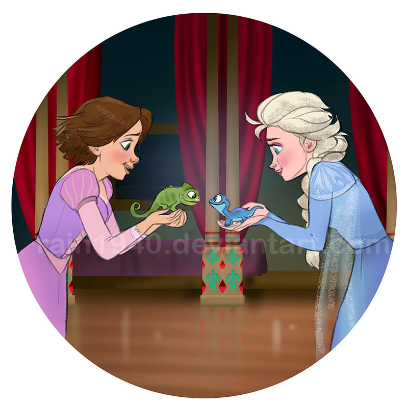 wallpapers Rapunzel Pet Lizard commission pet reptiles by rain1940 on