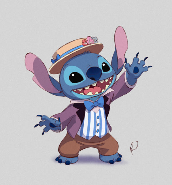 Cute outfit for Stitch by rain1940 on DeviantArt
